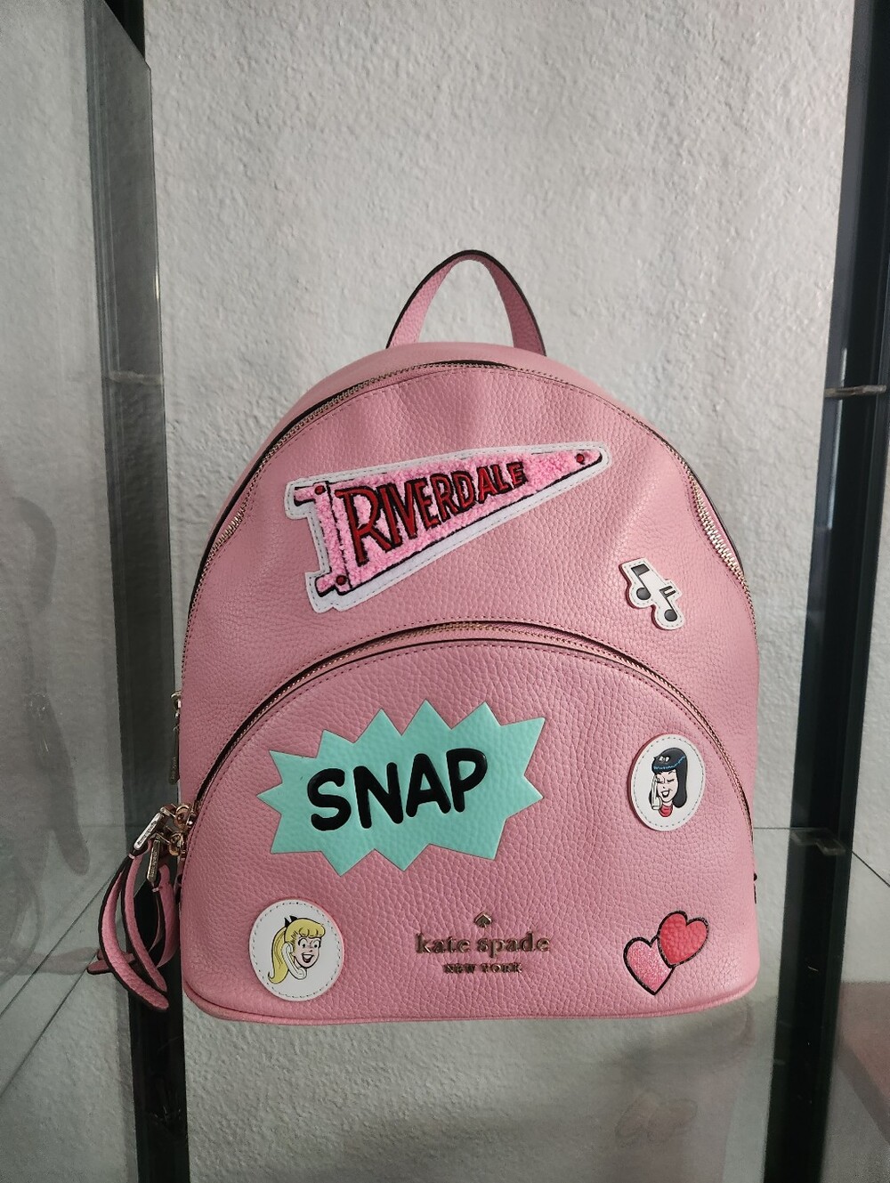 Kate Spade Pink Archie Comic Backpack - Picture 2 of 5